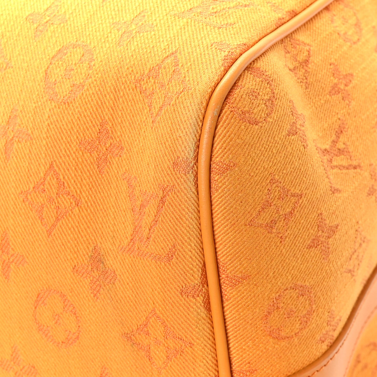 Denim Monogram Keepall Bandouliere 50 Ocre