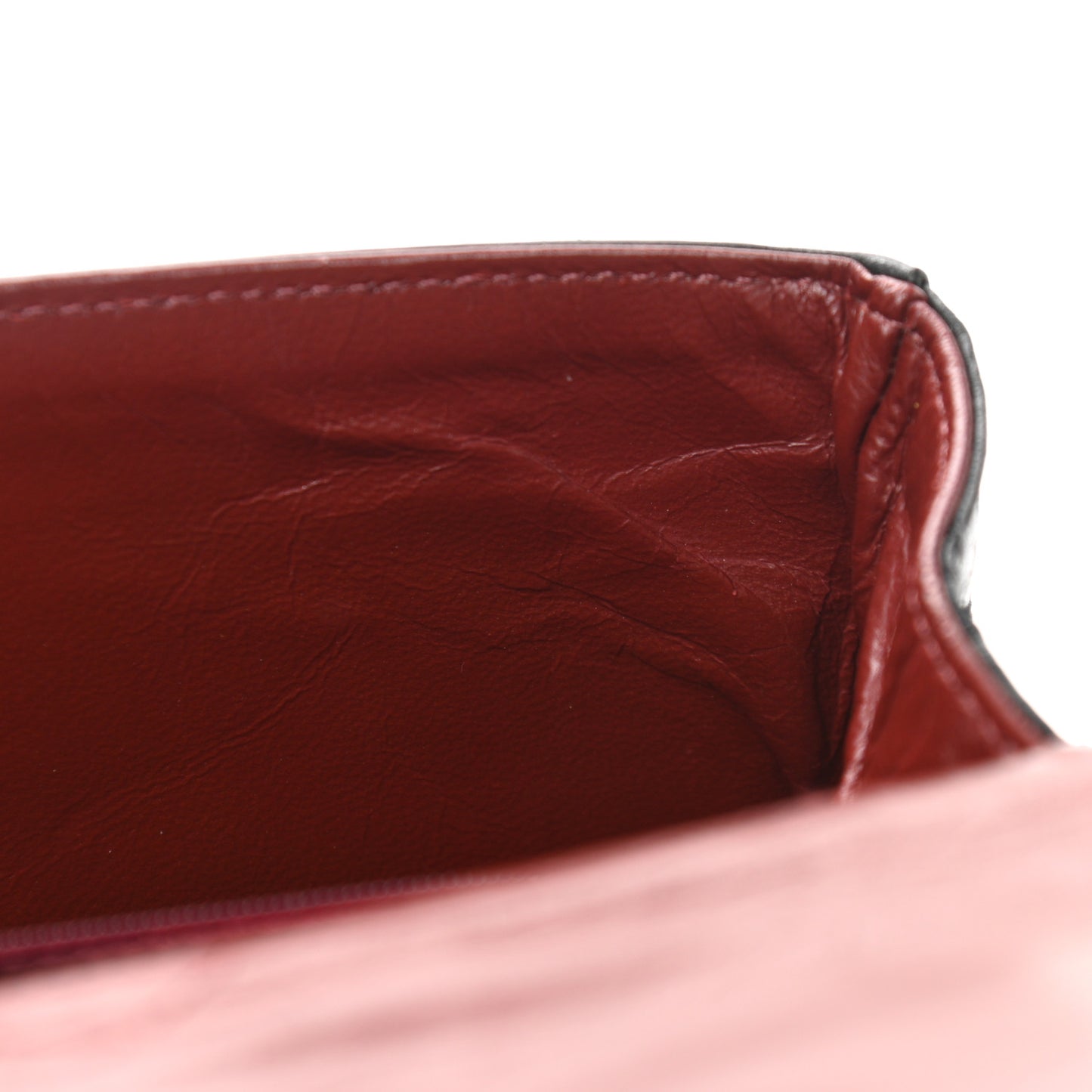 Lambskin Quilted Medium Double Flap Bag Black