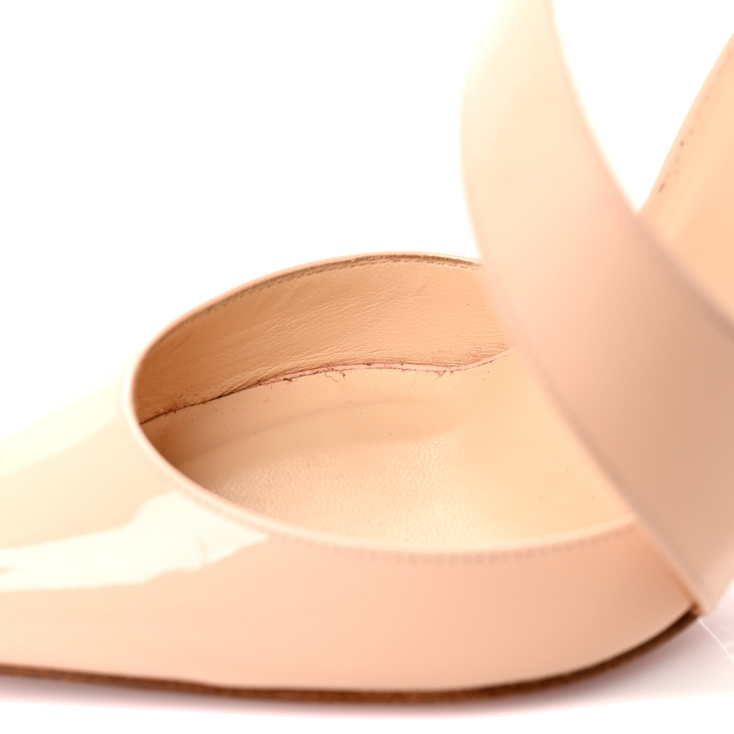 Christian Louboutin Patent Ograde 100 Pumps 36 Nude 8 of 10