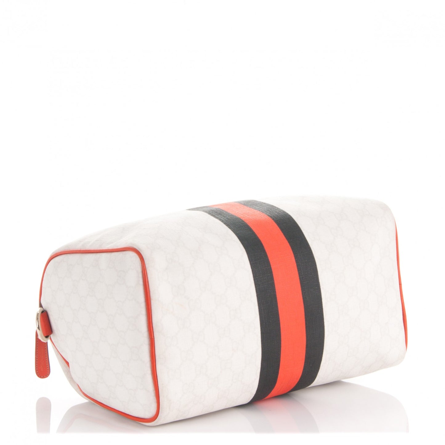 GG Plus Monogram Web Stripe Medium Joy Boston Orange
