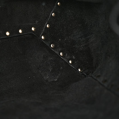 Valentino Garavani Grained Calfskin Rockstud Bucket Bag Black 12 of 12