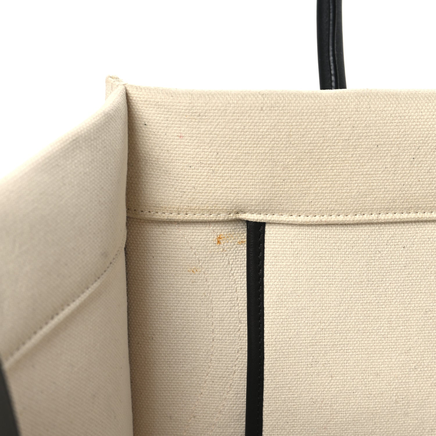 Celine Cotton Canvas Medium Phantom Luggage White 14 of 14