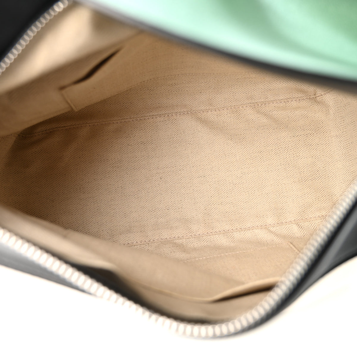 Loewe Calfskin Medium Puzzle Bag Sea Water Green White Black 5 of 10