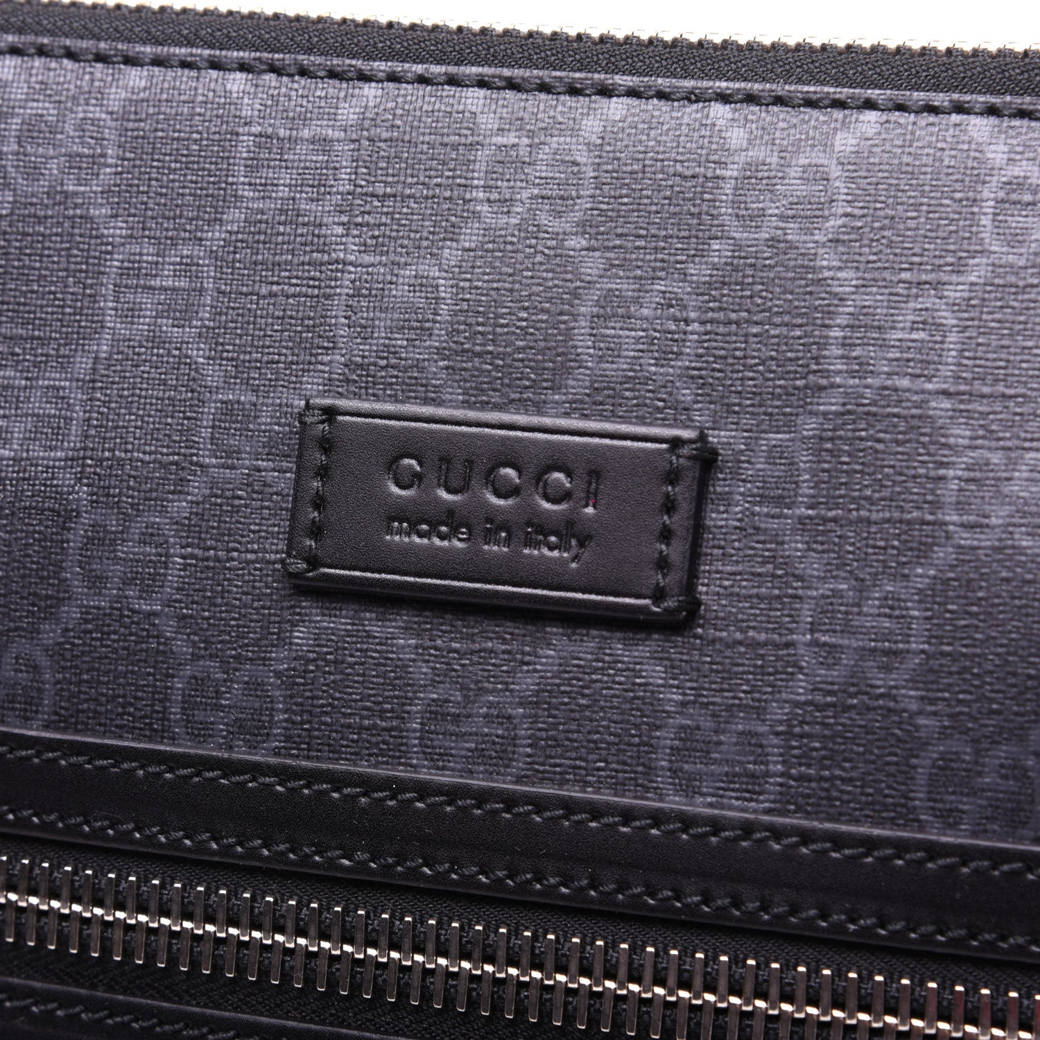 Gucci GG Supreme Monogram Night Courrier Flat Messenger Bag Black Multicolor 10 of 14