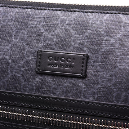 Gucci GG Supreme Monogram Night Courrier Flat Messenger Bag Black Multicolor 10 of 14