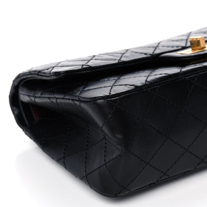 Chanel Aged Calfskin Quilted 2.55 Reissue 225 Flap Black 8 of 11