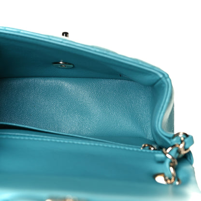 Chanel Lambskin Quilted Mini Square Flap Green 5 of 11