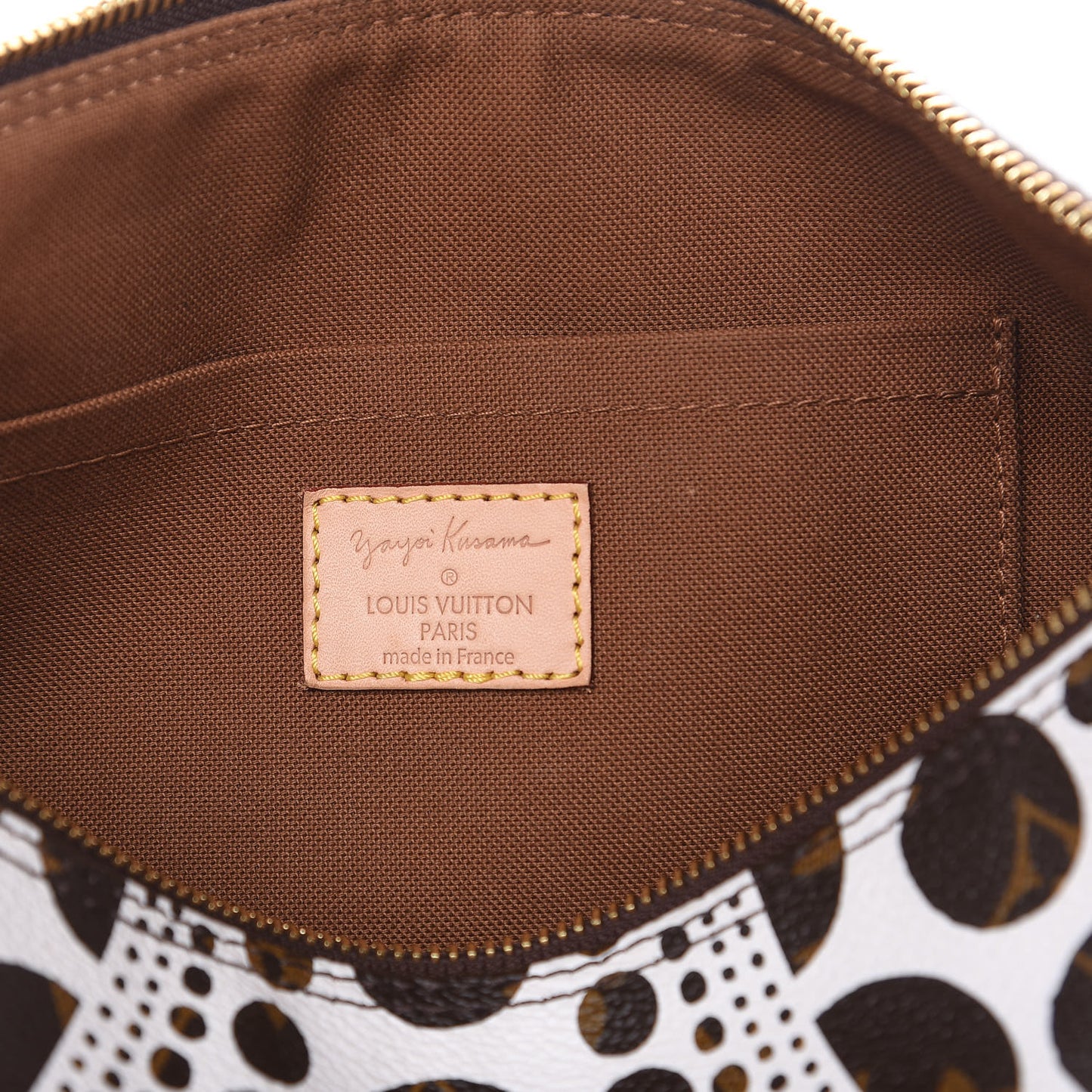 Monogram Kusama Pumpkin Dots Papillon 30 White