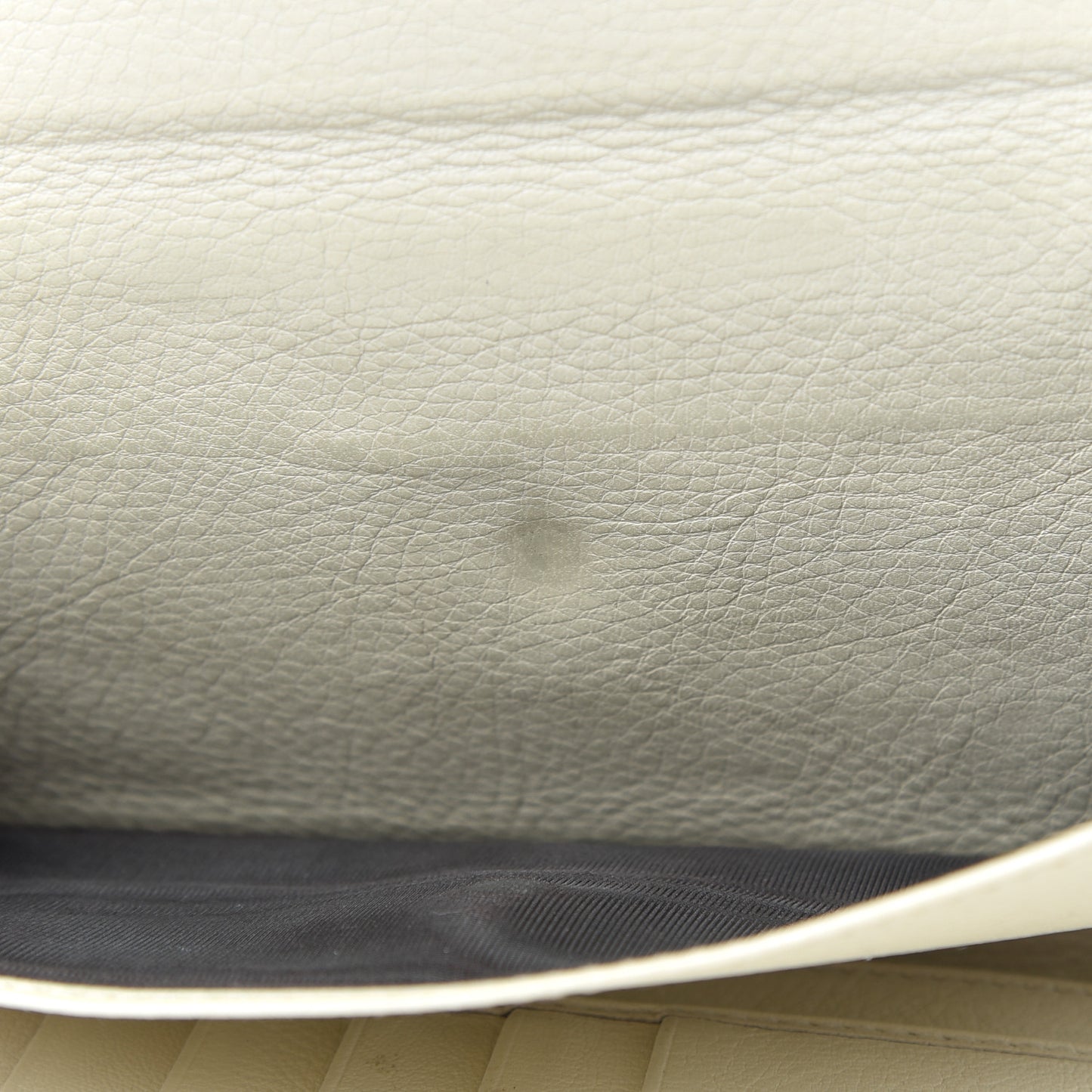 Guccissima Ladies Web Long Wallet Off White