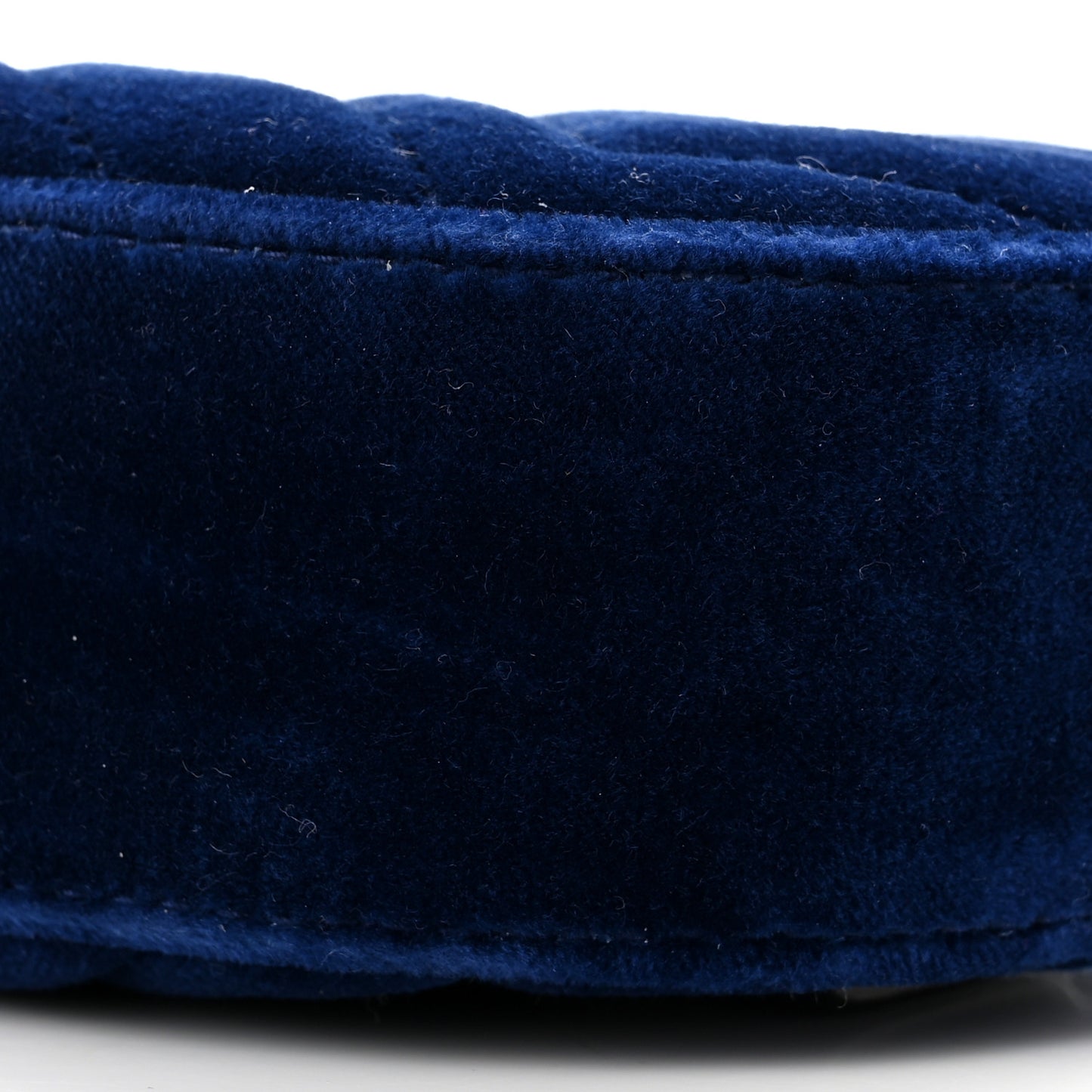 Velvet Matelasse GG Marmont Belt Bag 75 30 Cobalt Blue