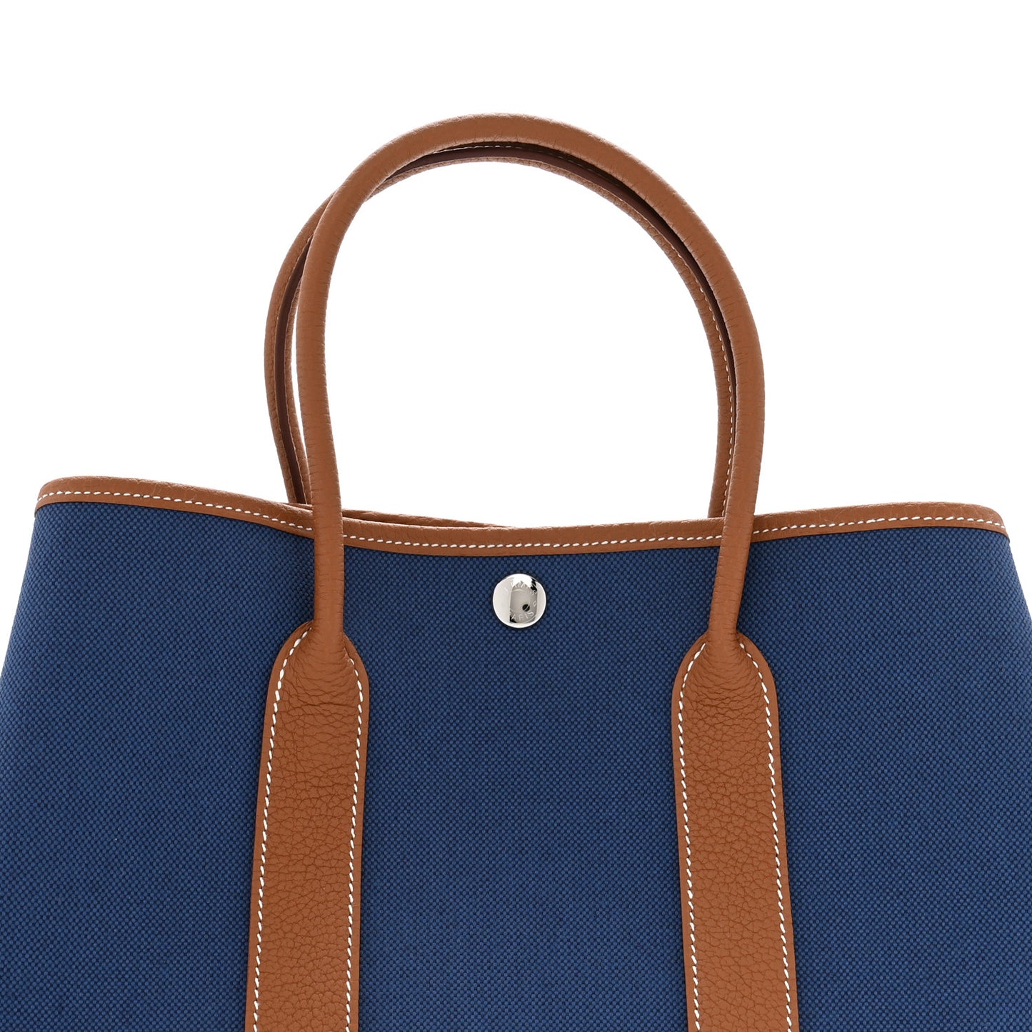 Toile Militaire Vache Country Garden Party Tote 30 Bleu France Gold