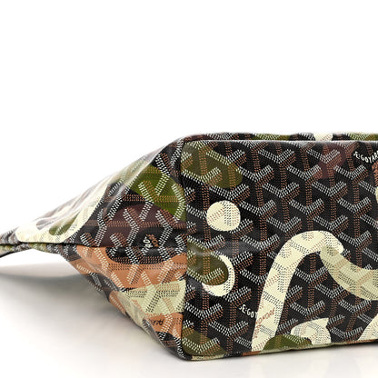 Goyard Goyardine Saint Louis Lettres Camouflage PM Black Green 10 of 11