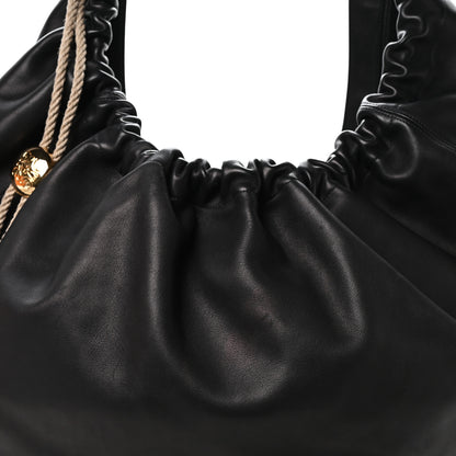 Loewe Calfskin XL Squeeze Cord Bag Black 6 of 8