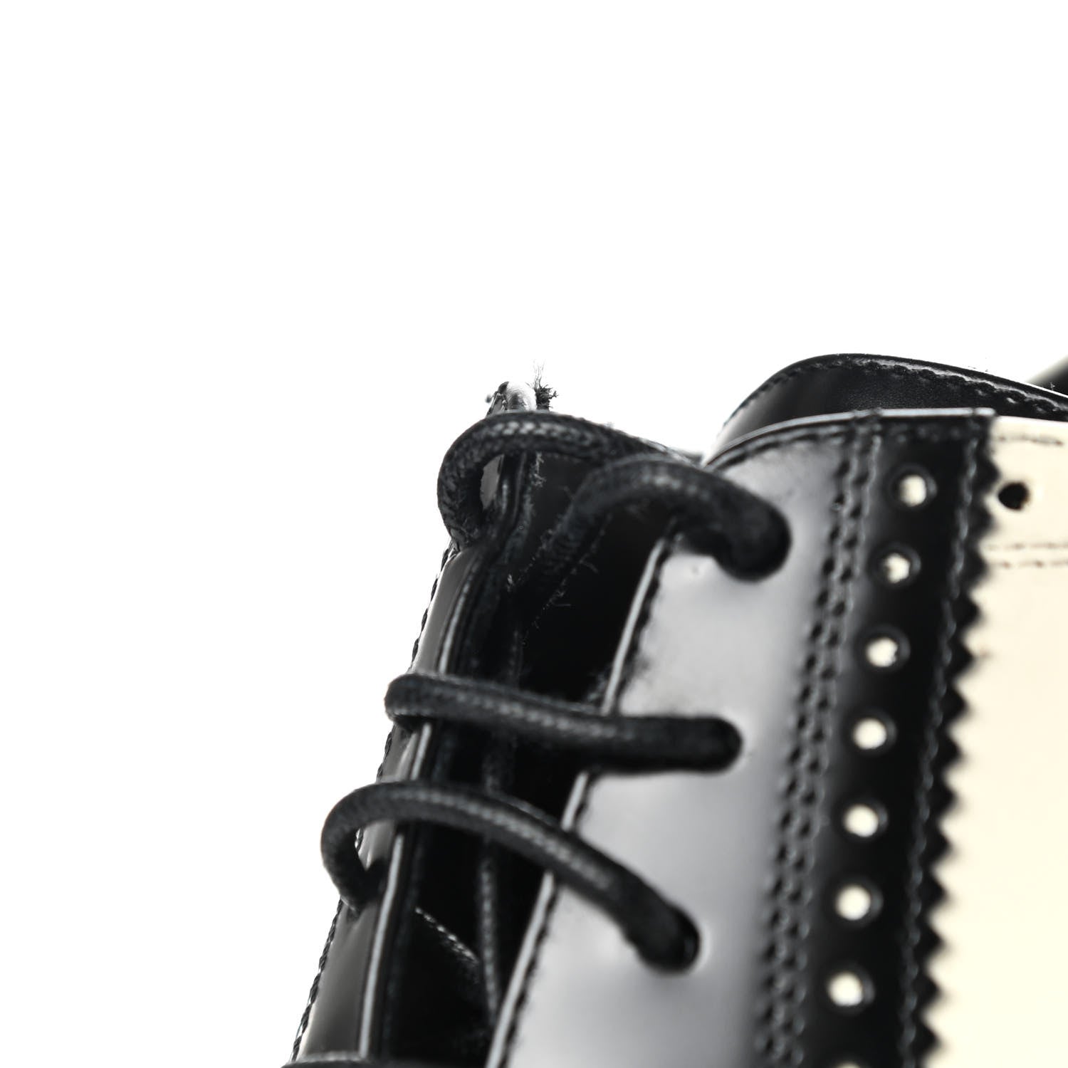 Christian Dior Calfskin Diorunit Oxford Flats 39 Black White 12 of 12