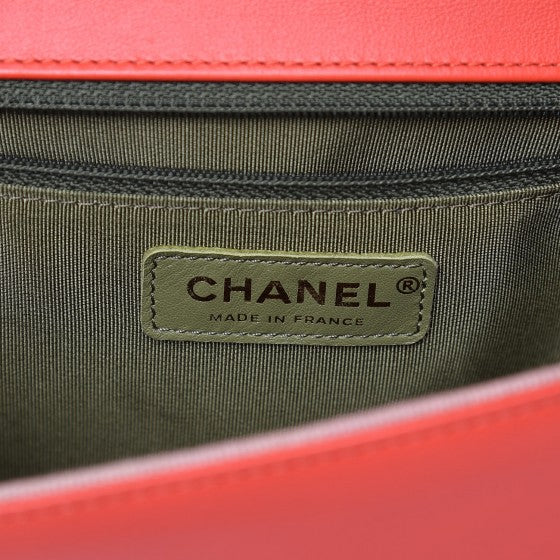 Chanel Lambskin Quilted New Medium Boy Flap Red 6 of 13