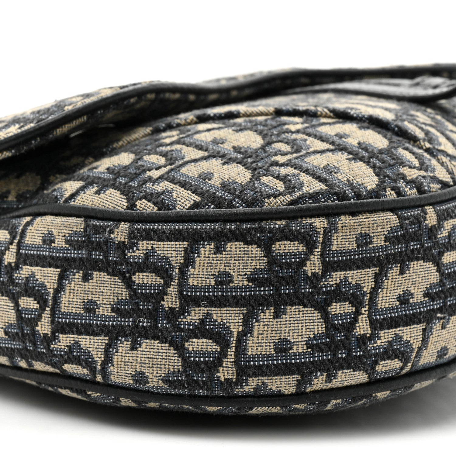 Christian Dior Oblique Mens Saddle Bag Blue 8 of 8