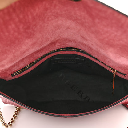 Burberry Signature Grain Medium Mildenhall Crossbody Bag Red 5 of 11