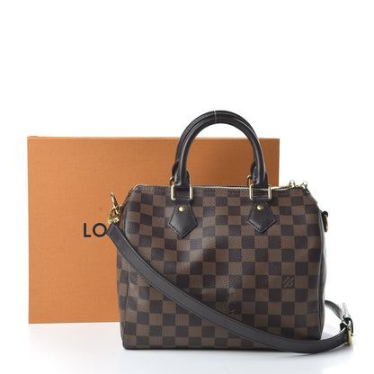 Louis Vuitton Damier Ebene Speedy Bandouliere 25 11 of 11