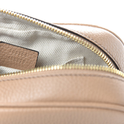 Gucci Pebbled Calfskin Small Soho Disco Bag Camelia 9 of 10