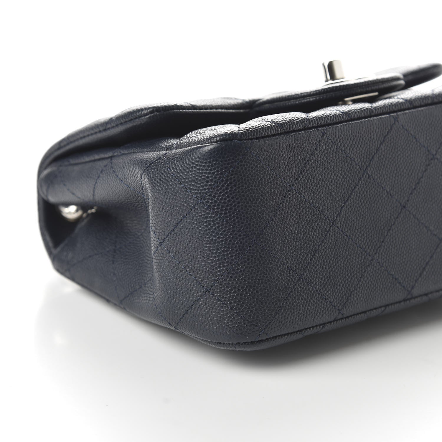 Chanel Caviar Quilted Mini Square Flap Navy 6 of 11