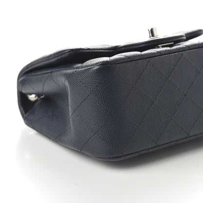 Chanel Caviar Quilted Mini Square Flap Navy 6 of 11