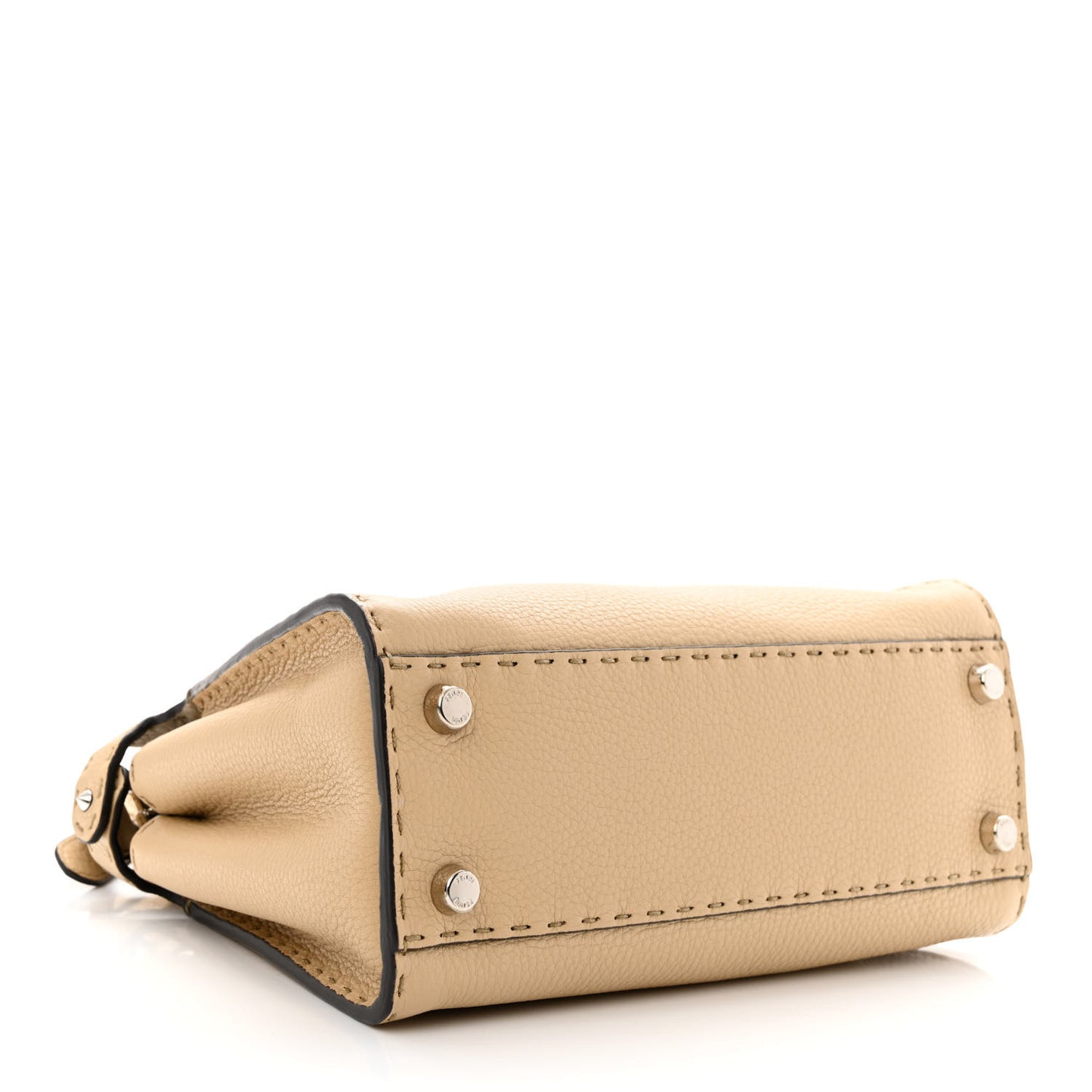 Cuoio Romano Selleria Medium Peekaboo Iconic Essentially Satchel Paglia Latte Mou