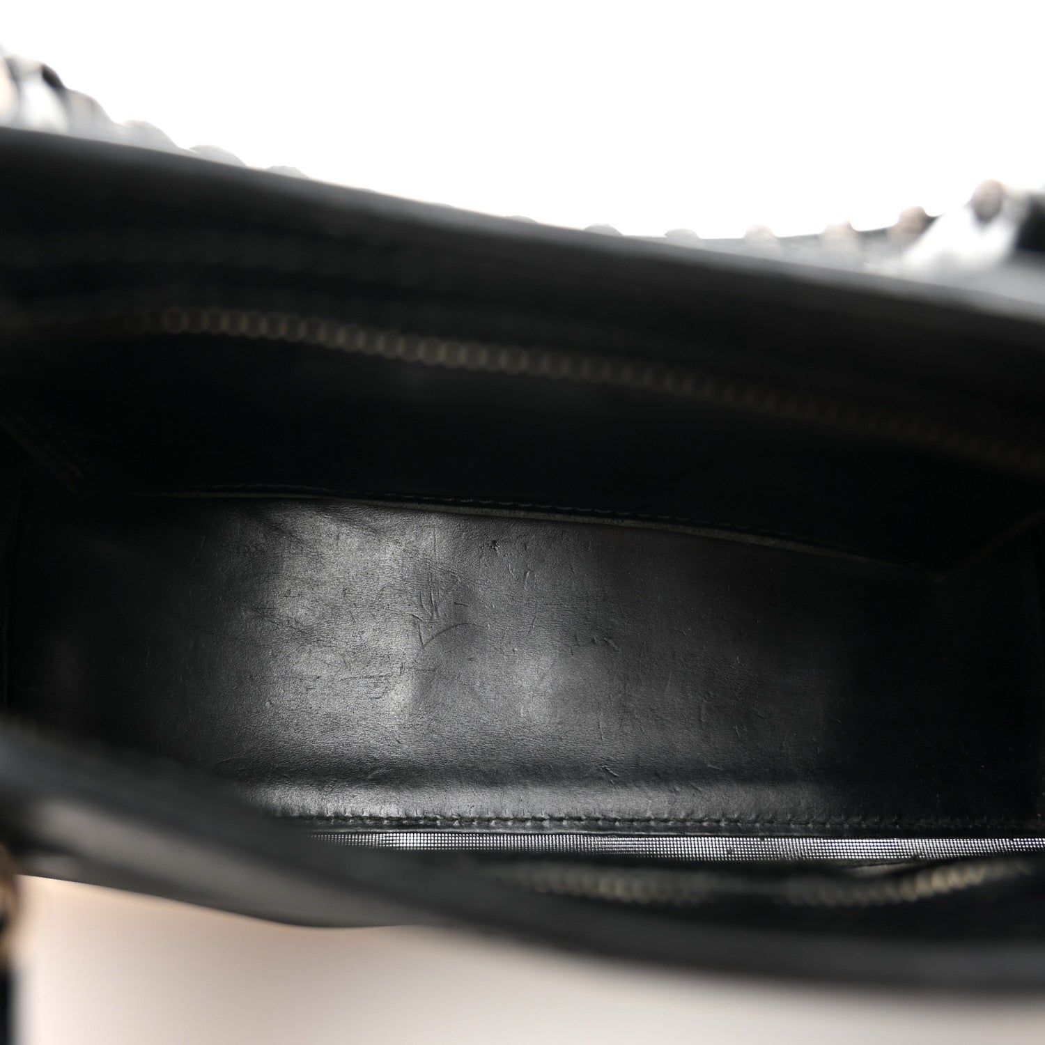 Balenciaga Mesh Calfskin Classic Silver Hardware Mini City Black 6 of 13