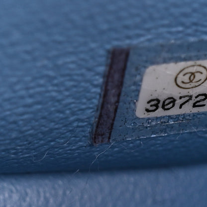 Chanel Lambskin Quilted Mini Rectangular Flap Light Blue 7 of 11