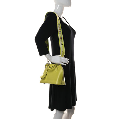 Louis Vuitton Epi Jacquard Alma BB Yellow Citron 2 of 8