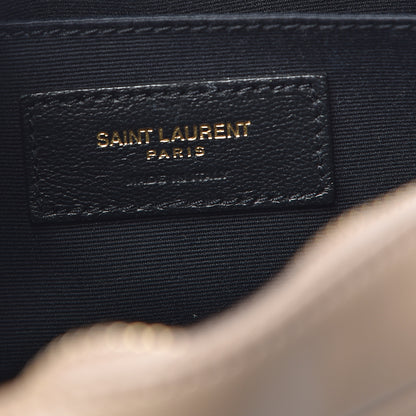 Saint Laurent Calfskin Matelasse Lou Camera Bag Dusty Grey 6 of 10