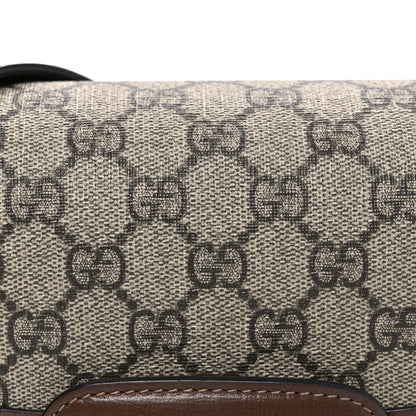 Gucci GG Supreme Monogram Horsebit 1955 Shoulder Bag Beige Brown Sugar 8 of 10