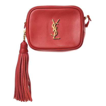 Saint Laurent Nappa Monogram Blogger Bag New Red 1 of 8