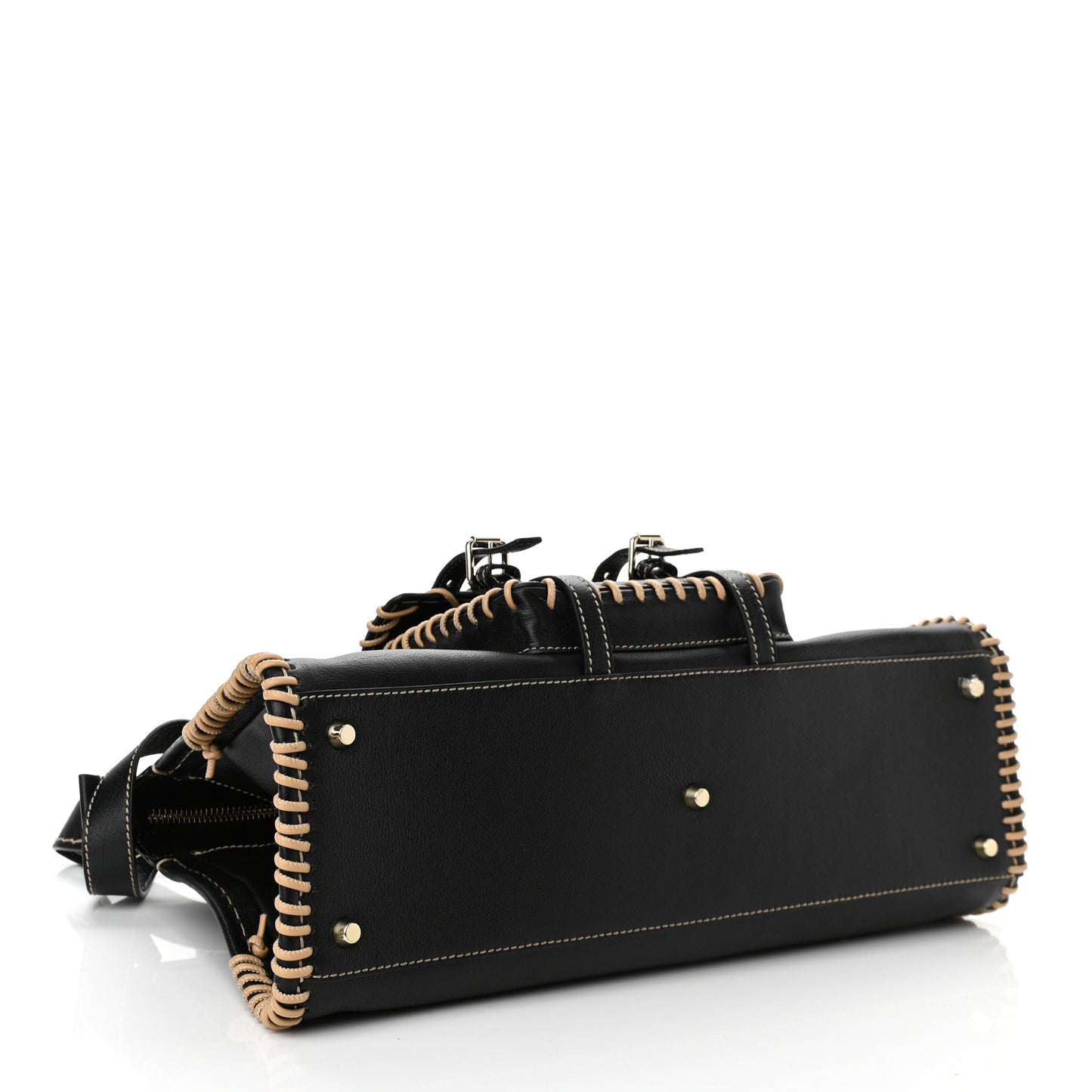 Calfskin Braided Medium Edith Black