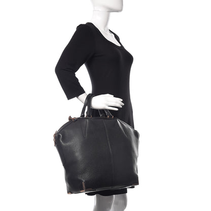 Alexander Wang Pebbled Calfskin Large Emile Soft Black Rose Gold Hardware 2 of 16