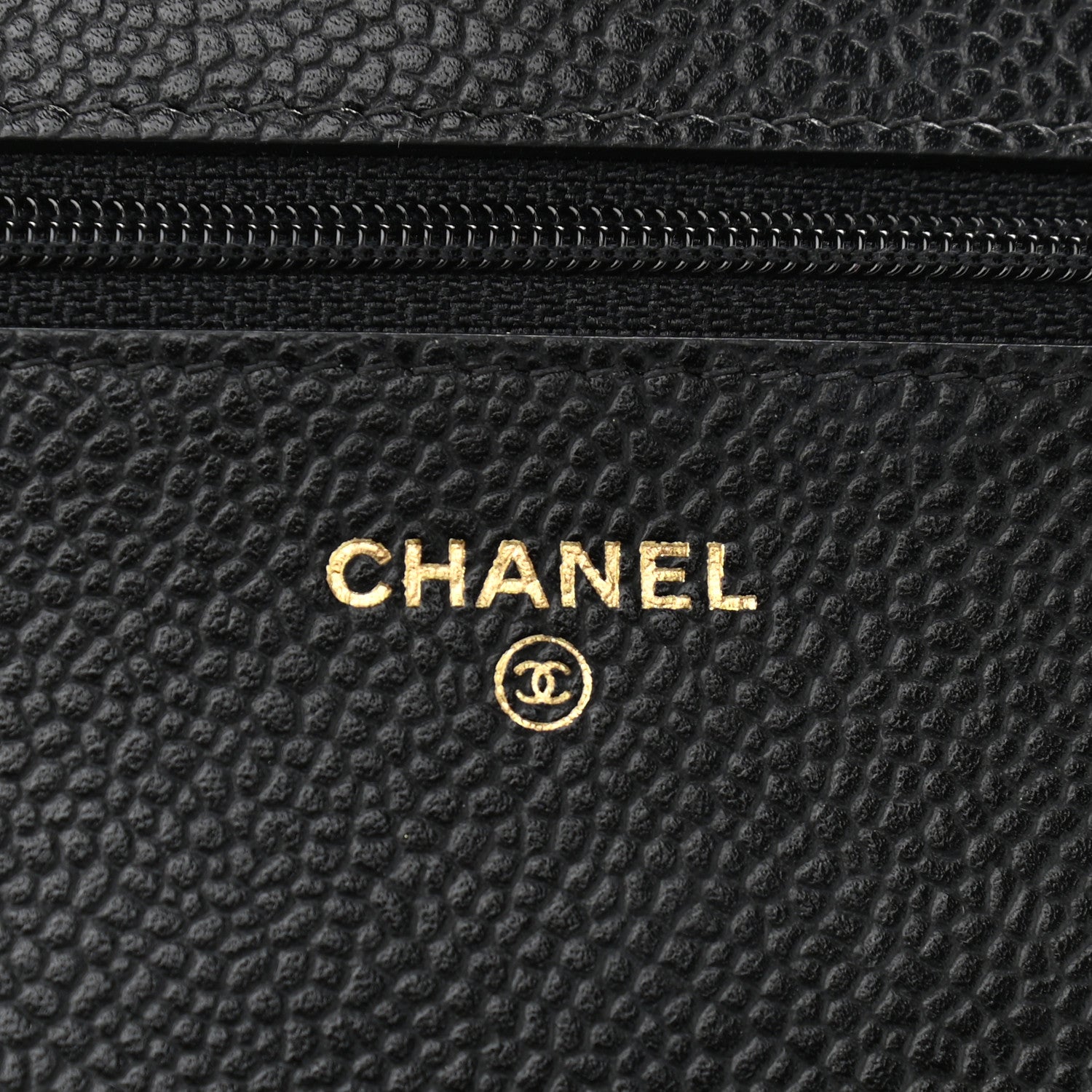 Chanel Caviar Quilted Wallet On Chain WOC Black 6 of 10