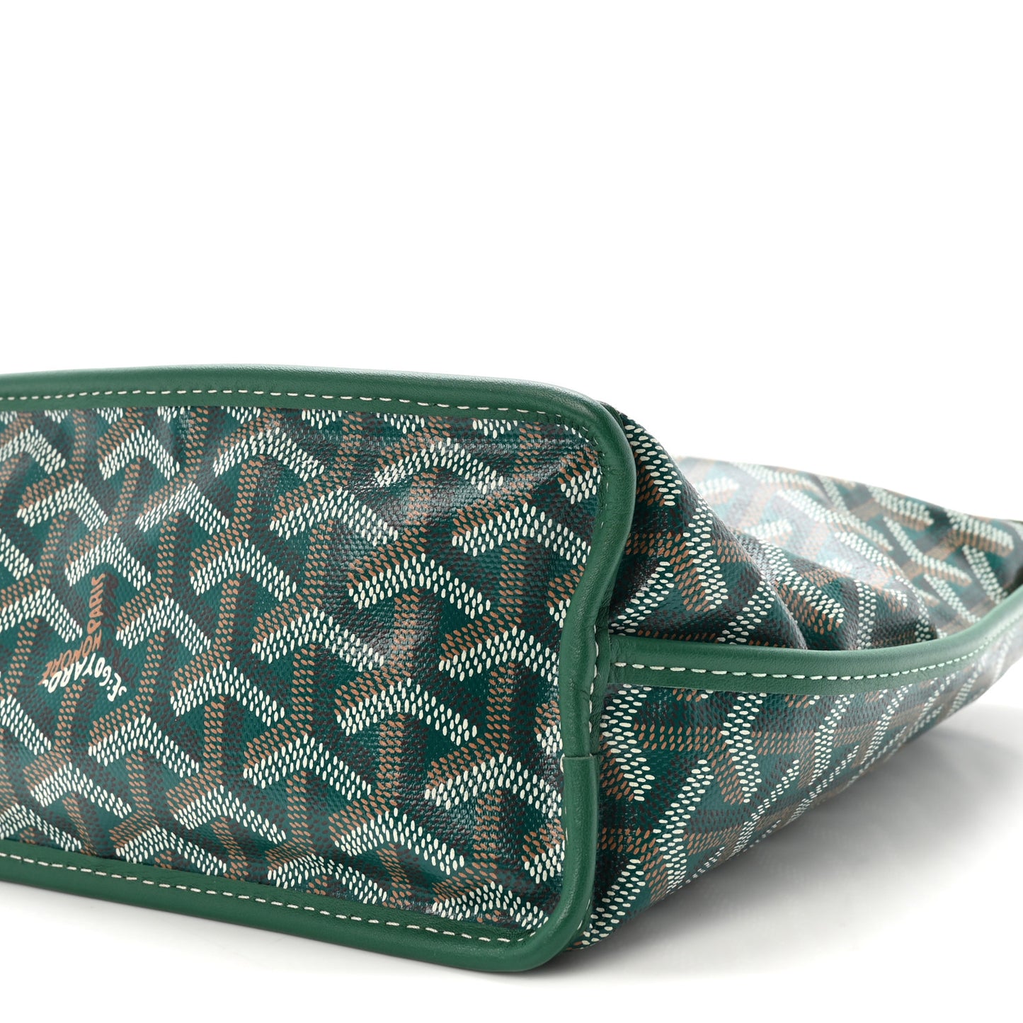 Goyardine Reversible Mini Anjou Green