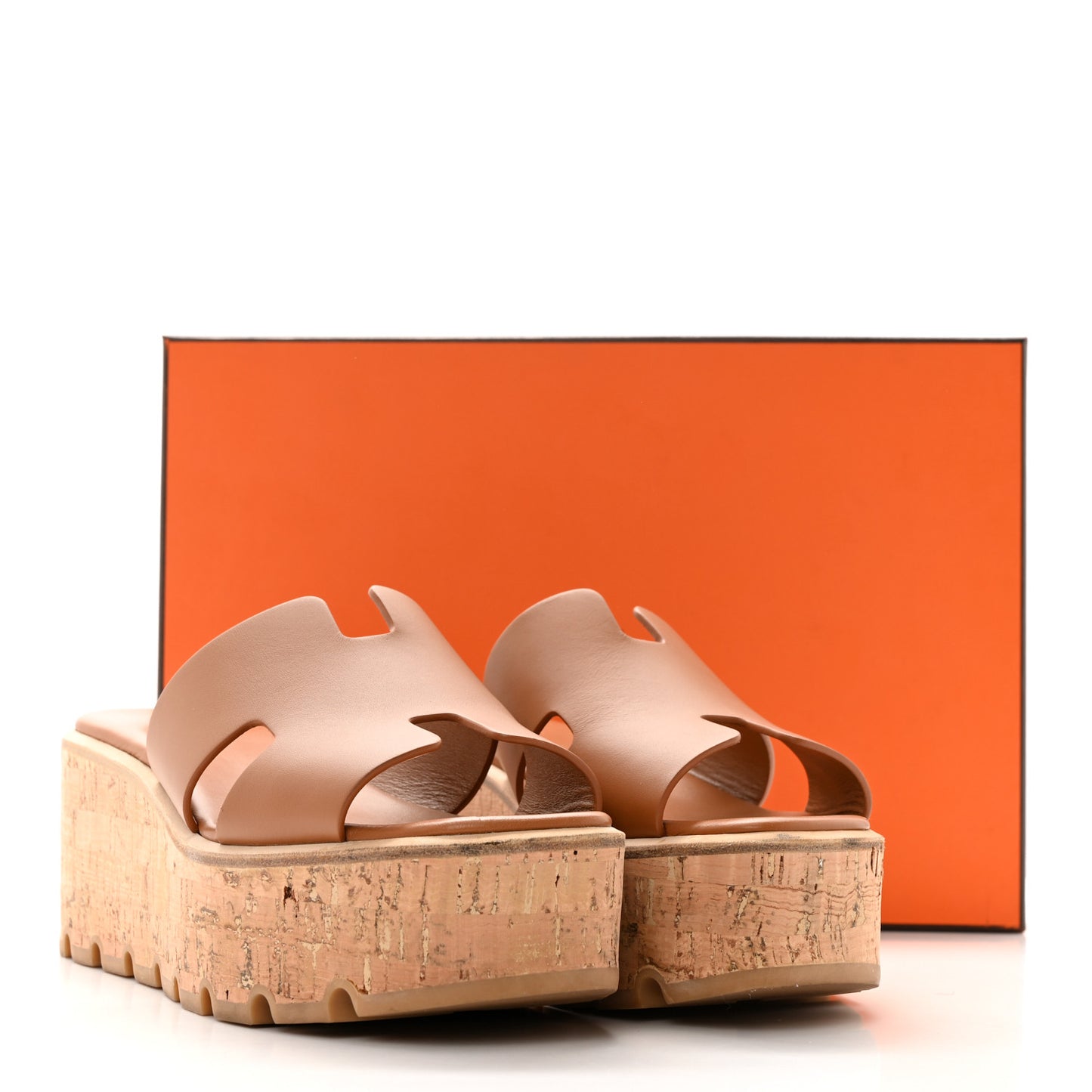 Calfskin Eze 30 Sandals 38 Naturel