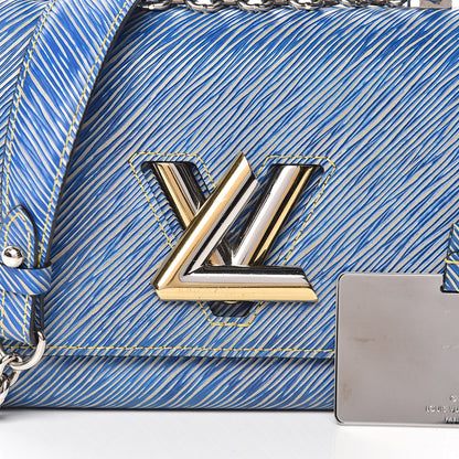 Louis Vuitton Epi Twist Shoulder Bag MM Denim Light 9 of 11