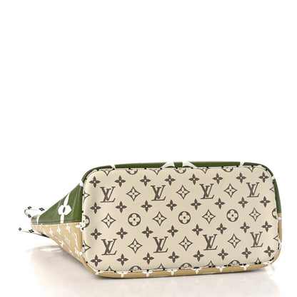Louis Vuitton Monogram Giant Neverfull MM Kaki 5 of 11
