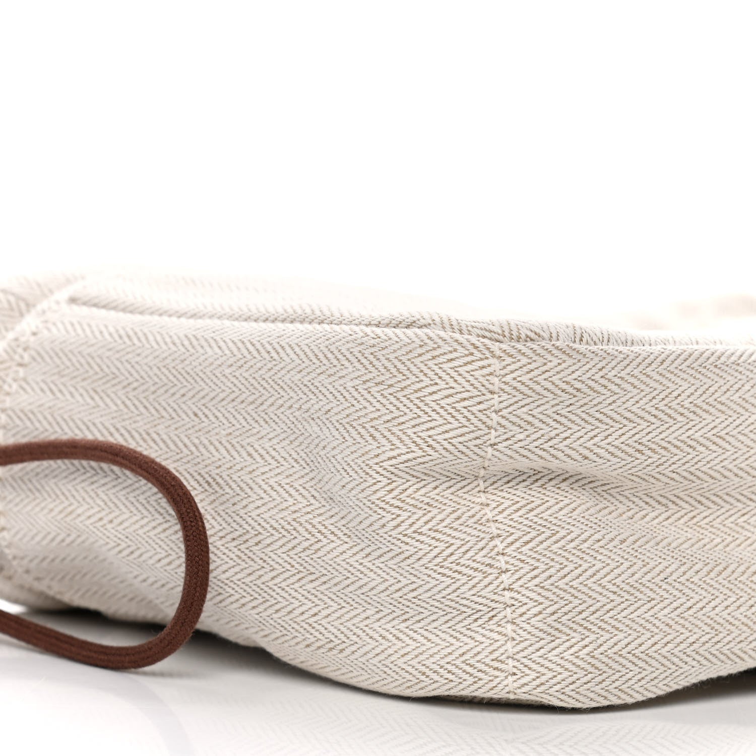 Hermes Canvas Barenia Fourbi 20 PM Pouch Naturel Fauve 8 of 11