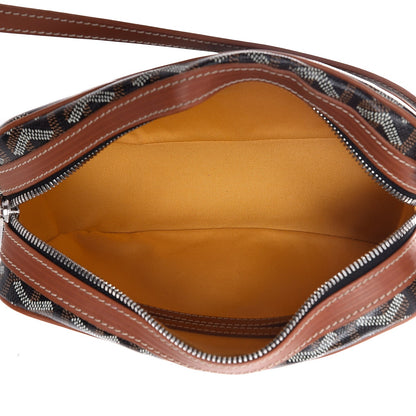 Goyard Goyardine Amacapvert Crossbody Bag Black Gold 5 of 9