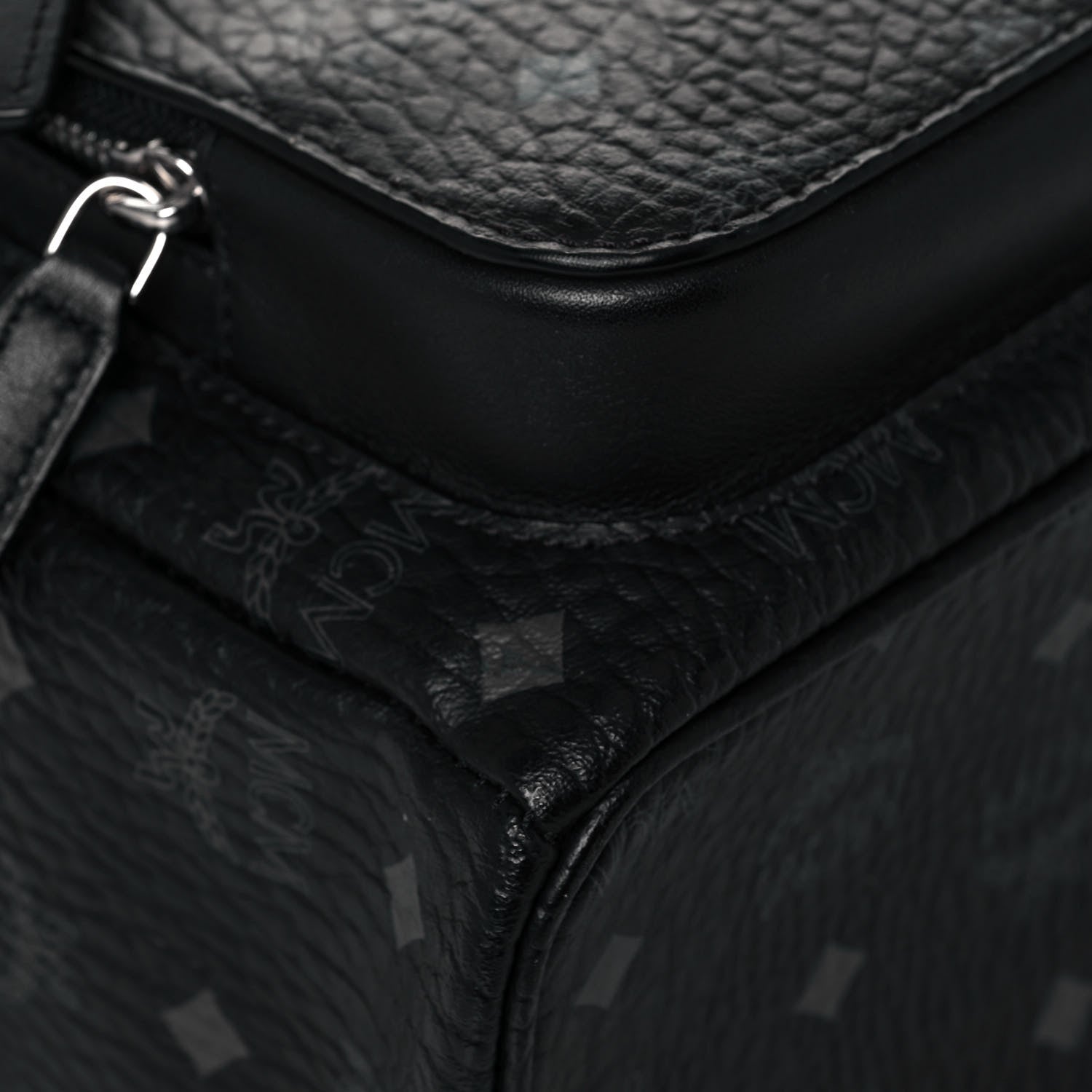 MCM Visetos Stark 32 Backpack Black 8 of 13