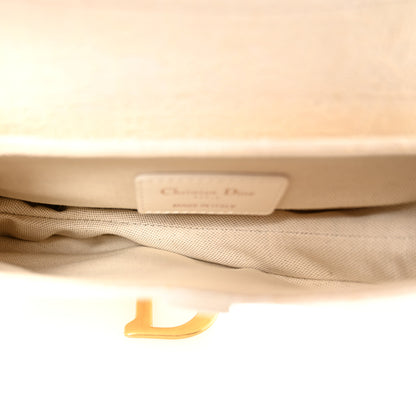 Christian Dior Oblique Mini Saddle Bag White 5 of 11