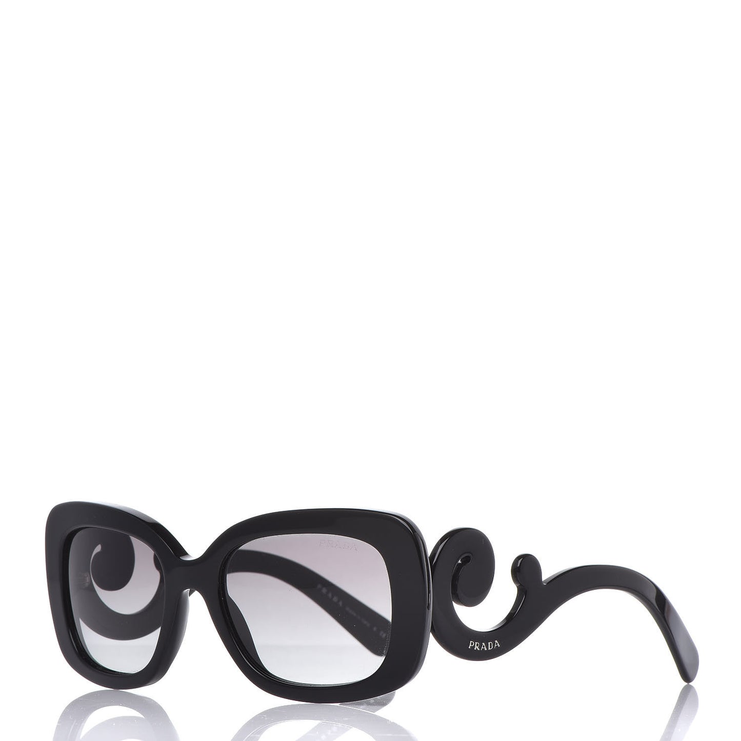 Acetate Baroque Sunglasses SPR 27O Black