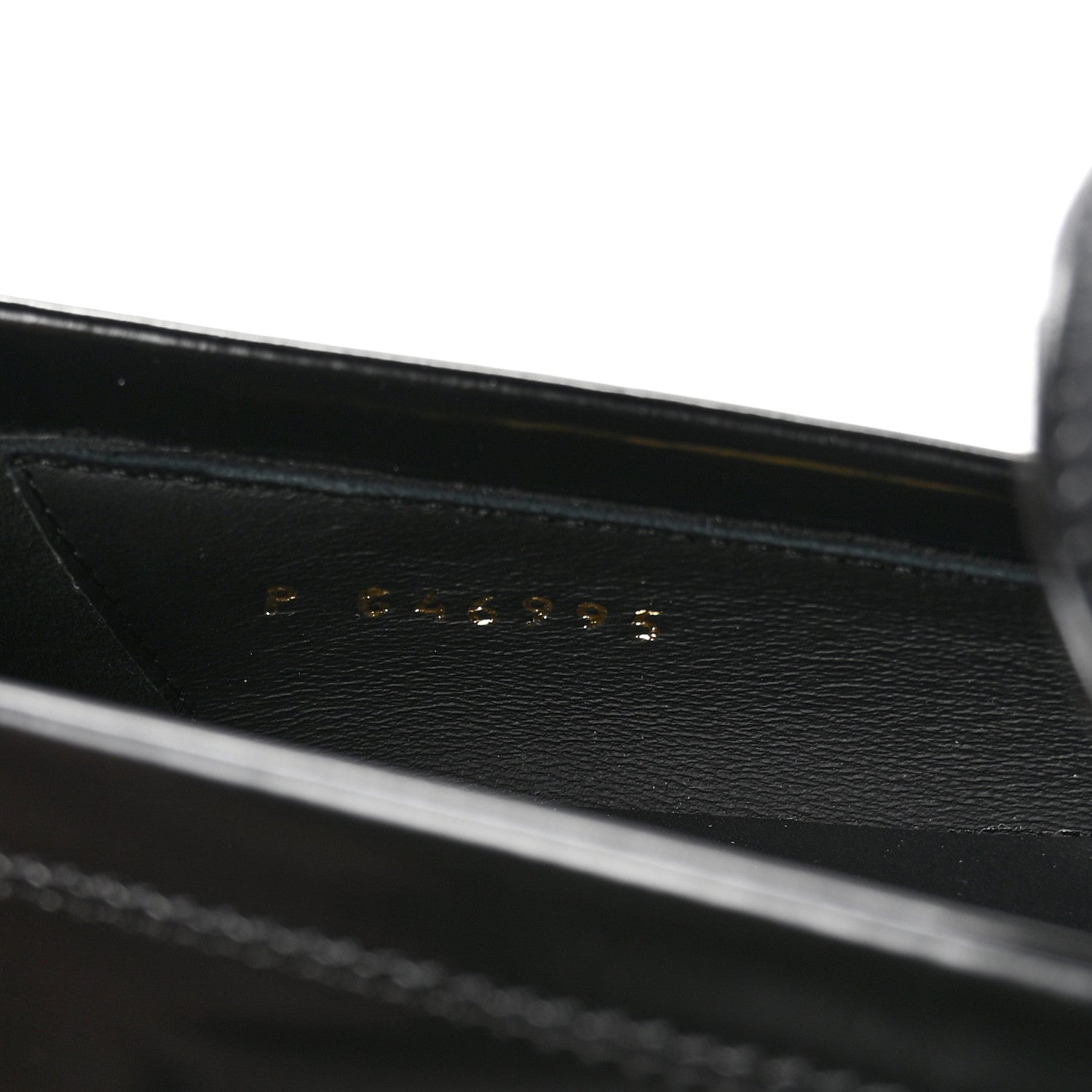 Chanel Shiny Calfskin Pearl CC Loafers 39 Black 9 of 10