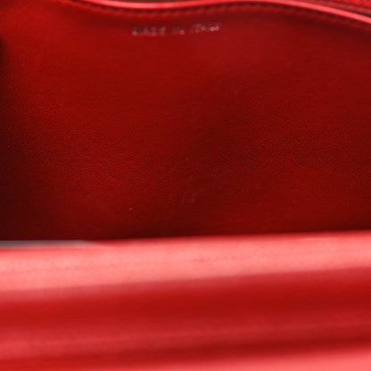 Chanel Caviar Quilted Boy Wallet On Chain WOC Red 12 of 14