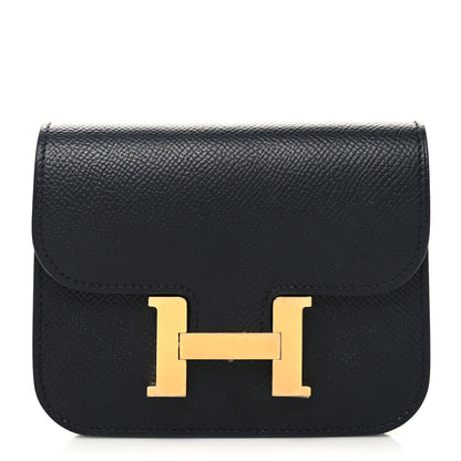 Hermes Epsom Constance Slim Wallet Black 3 of 11