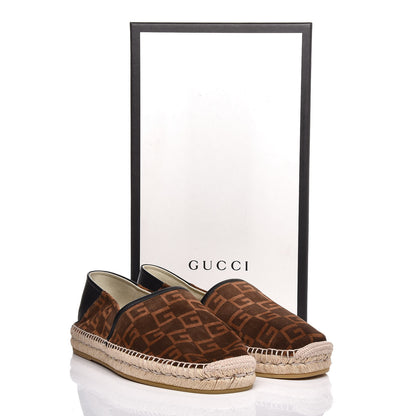 Gucci Suede Square G Mens Espadrilles 7 Sigaro 9 of 9