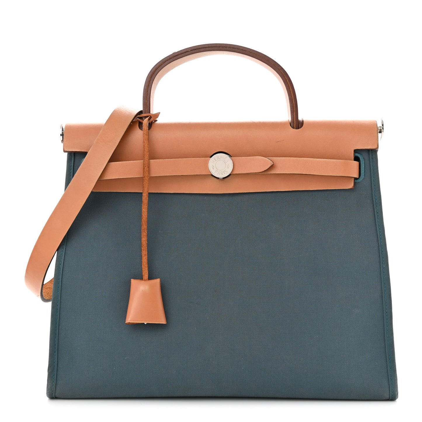 Vache Hunter Toile Herbag Zip 31 PM Azur Natural