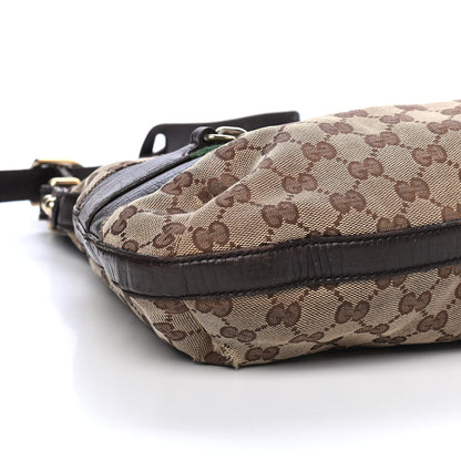 Gucci Monogram Hasler Hobo Dark Brown 8 of 9